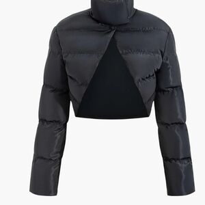 Women's Black Puffer Jacket